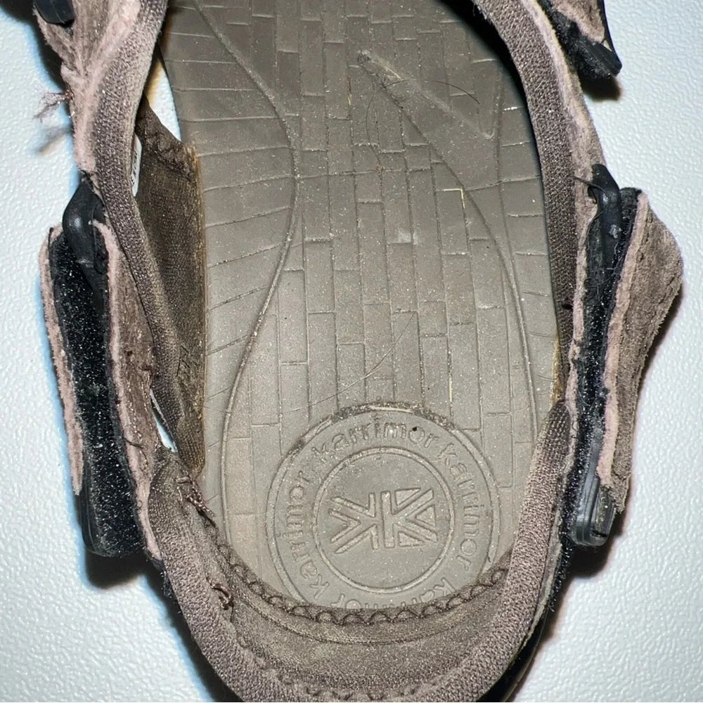 Karrimor Antibes Leather Sandals Mens Brown Size 9 Walking Hiking.